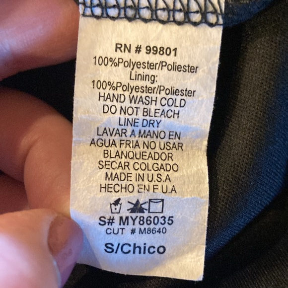 Small My Story Black and White Striped A-Line Dress - Picture 11 of 11